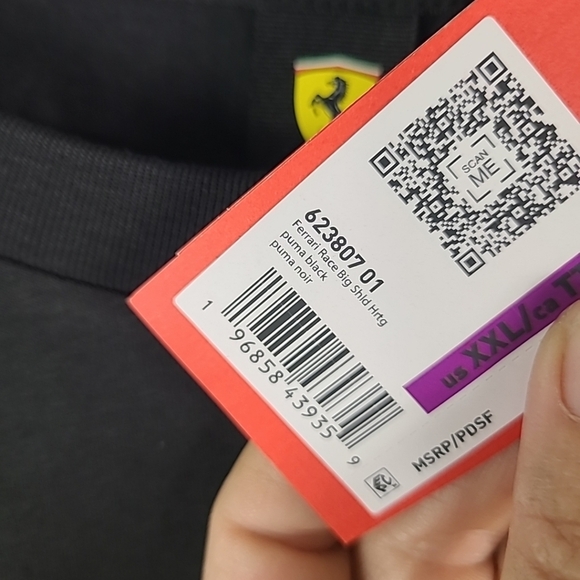 NWT Puma Ferrari Race Big Short Sleeve T-Shirt Mens Black Sz XXL - Picture 3 of 6